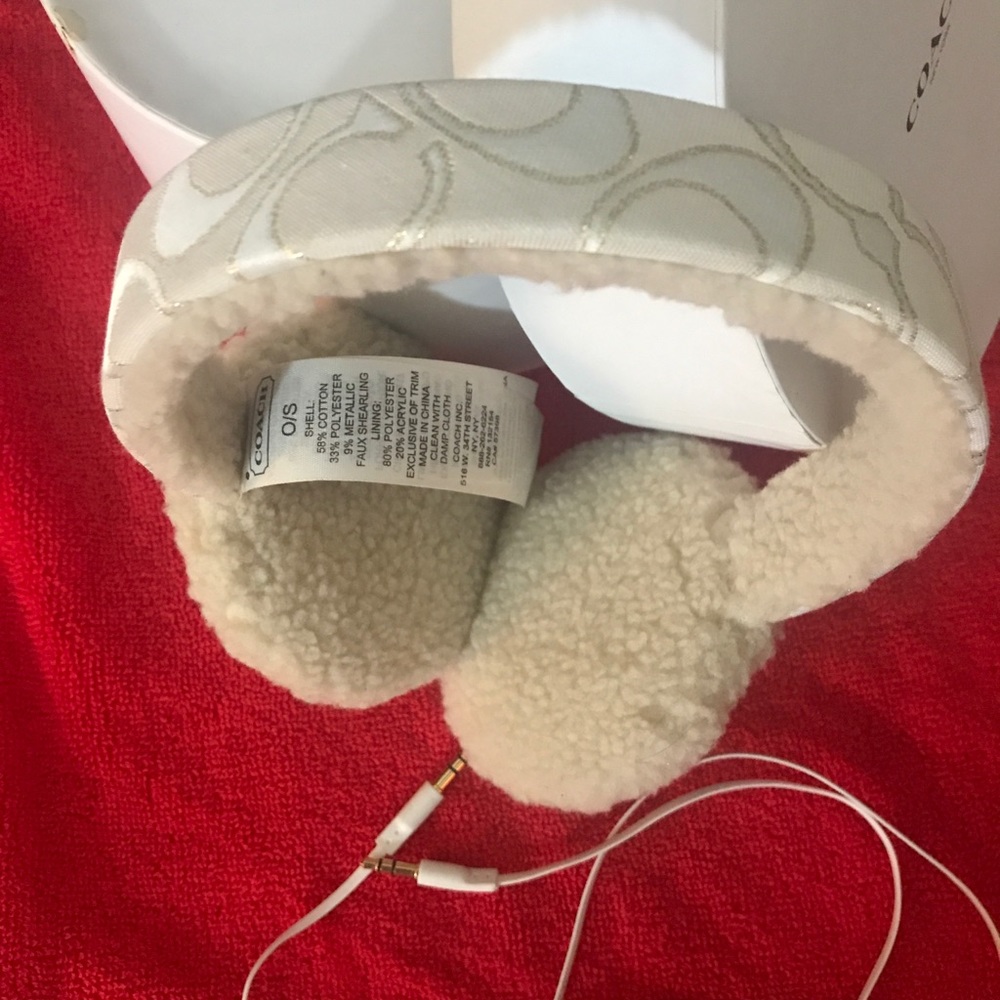 Coach earphones